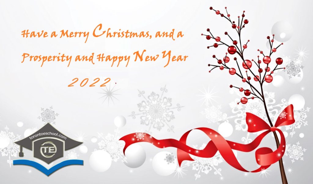 Christmas and New Year 2022 - Toronto eSchool