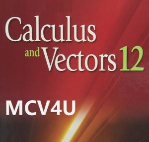 MCV4U Calculus & Vectors Grade 12